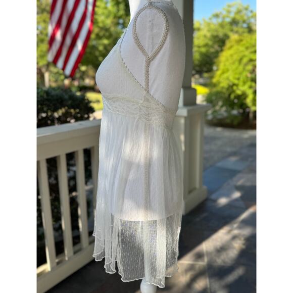 MSRP $78 NWT POL Sheer Lace  Mini Dress Size S | SAME DAY SHIP or NEXT DAY - Picture 3 of 9